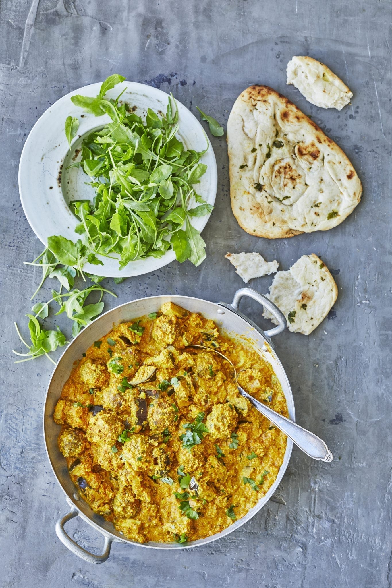 Tikka masala med kyllingekødboller