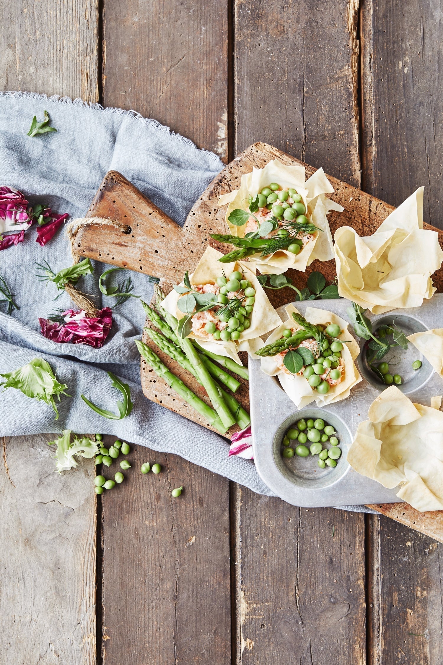 Filodejsskåle med laksemousse