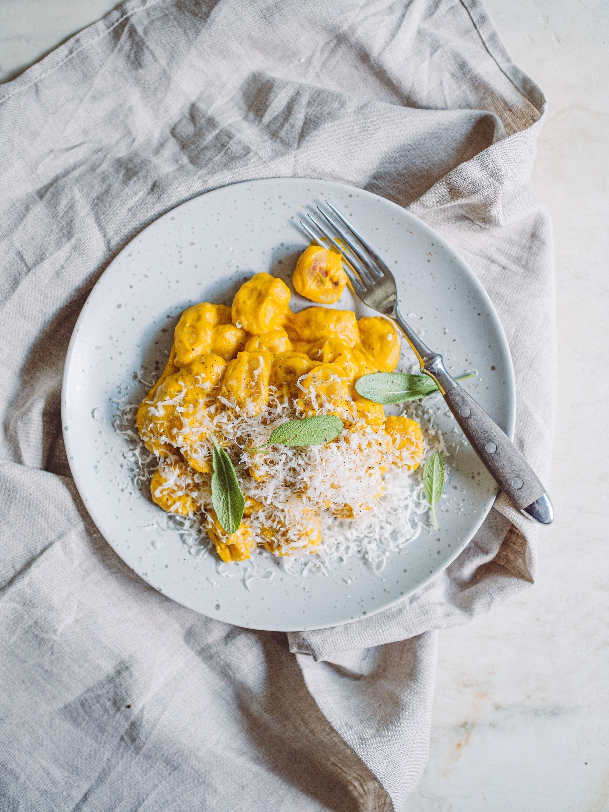 Gnocchi med græskarsauce