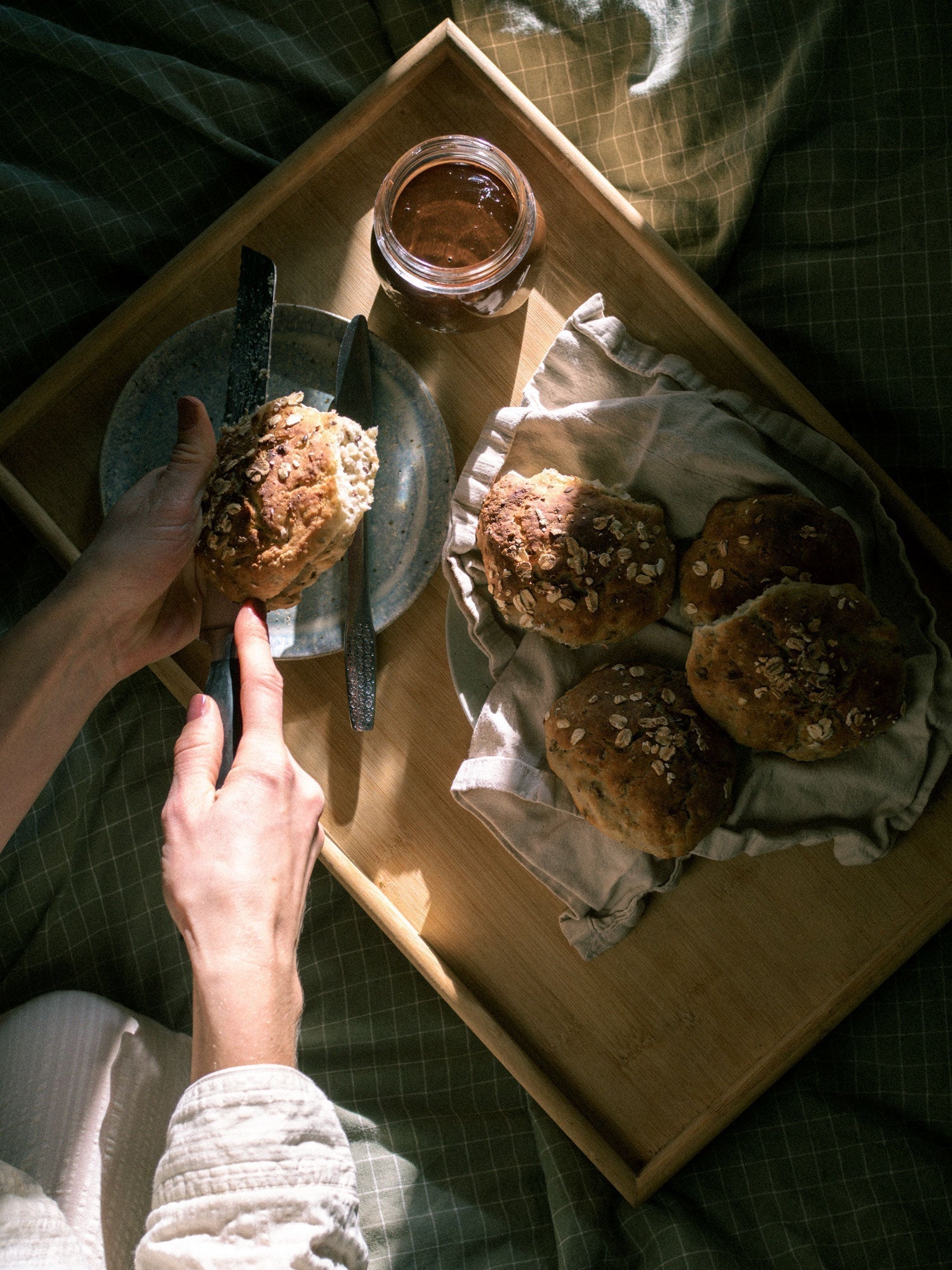 Koldhævede grødboller