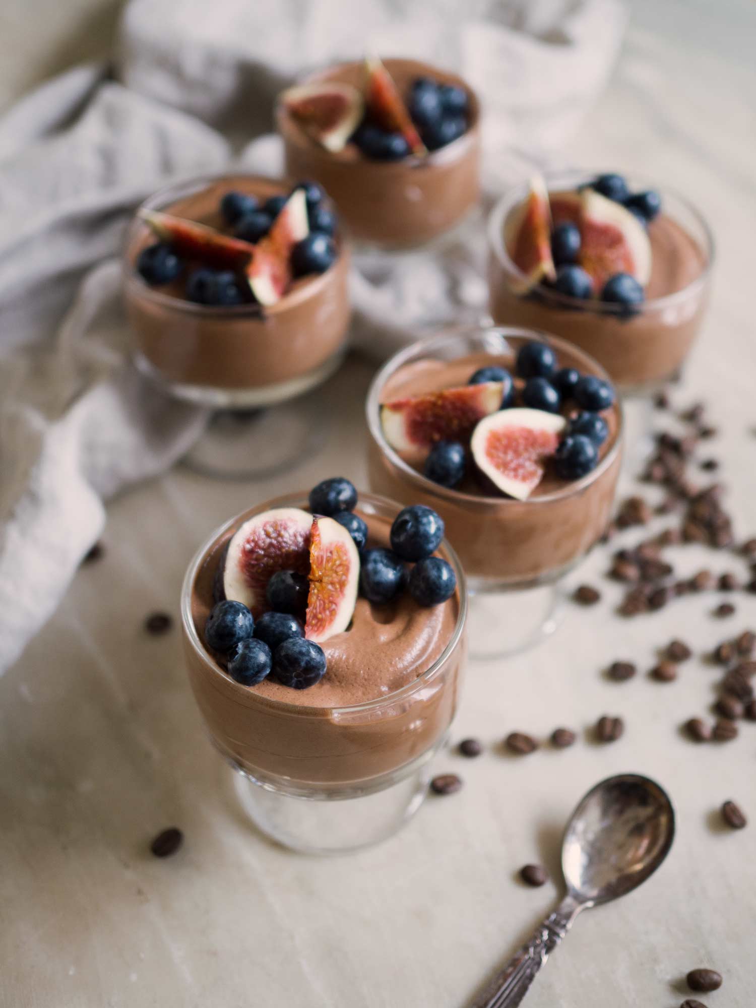 Chokolademousse med kaffe