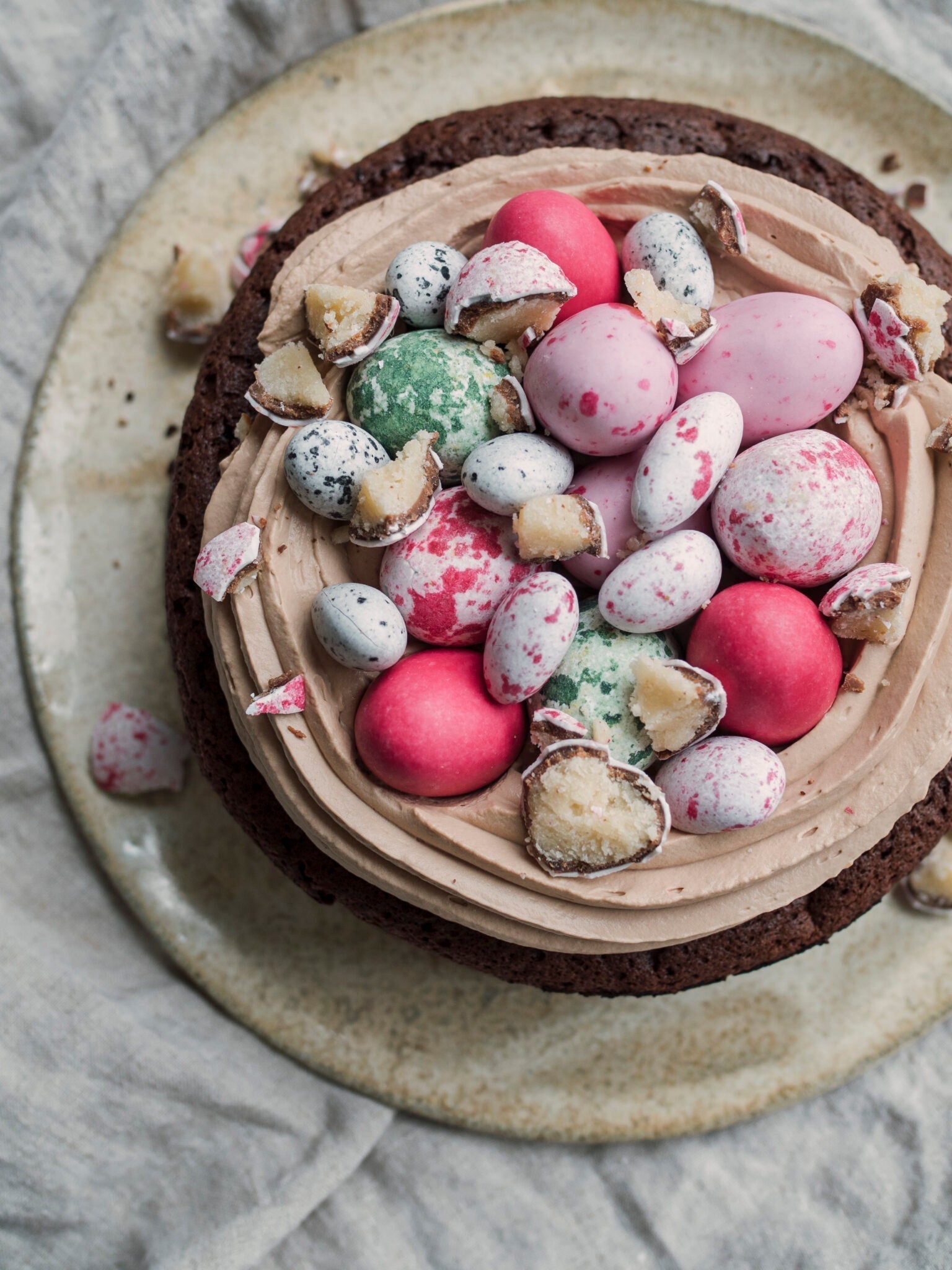 Påske chokoladekage