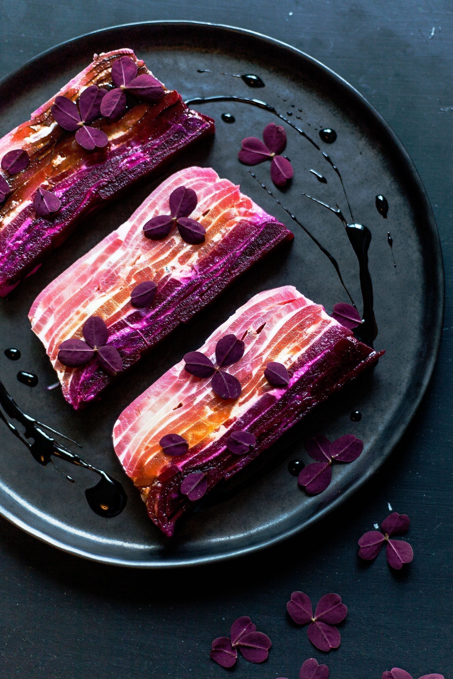 Forret med rødbede og gedeost