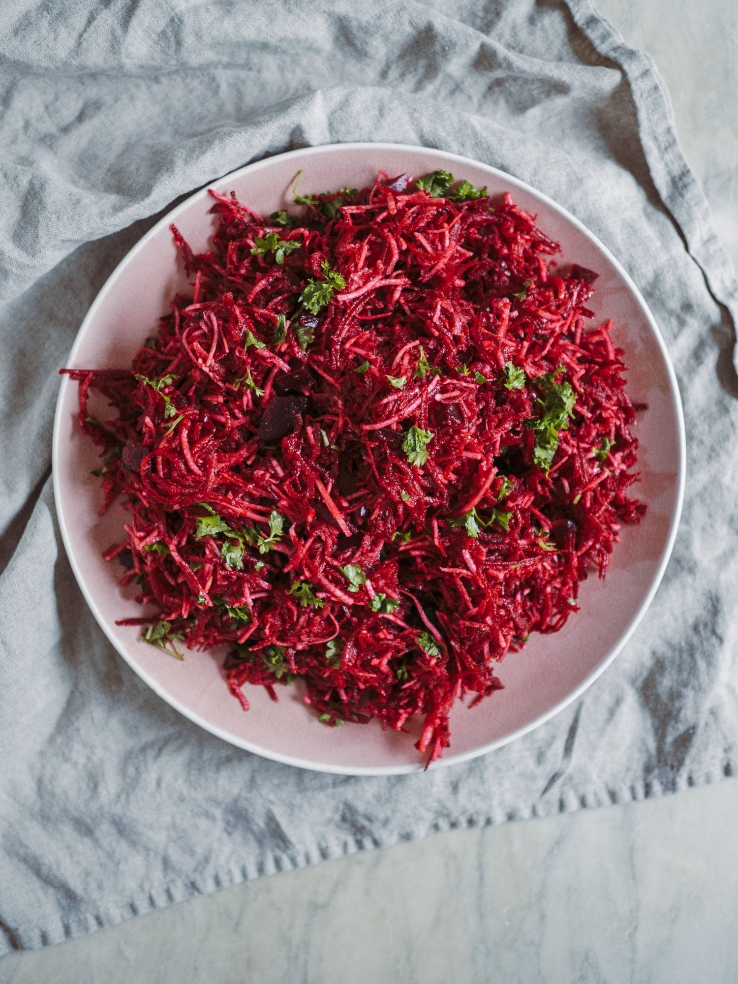 Vintersalat med rødbede