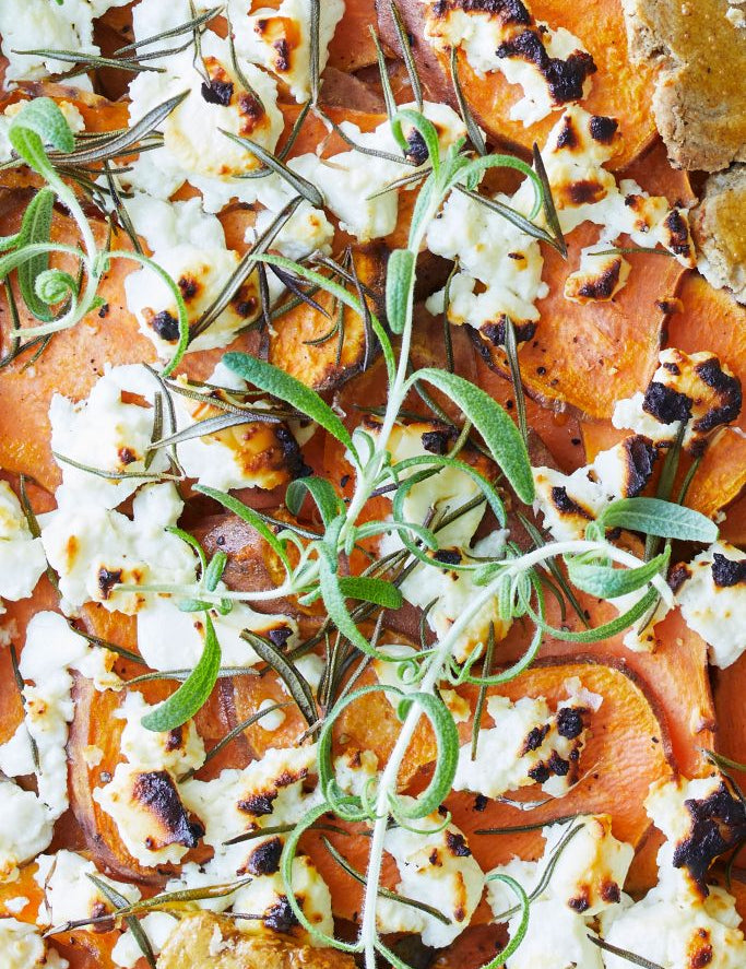 Tærte med søde kartofler