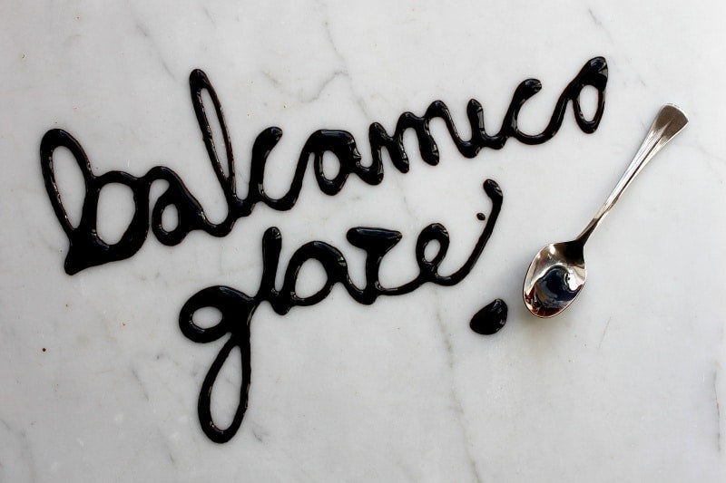 Hjemmelavet balsamico glace