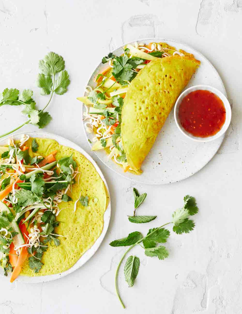 Banh xeo vietnamesiske pandekager