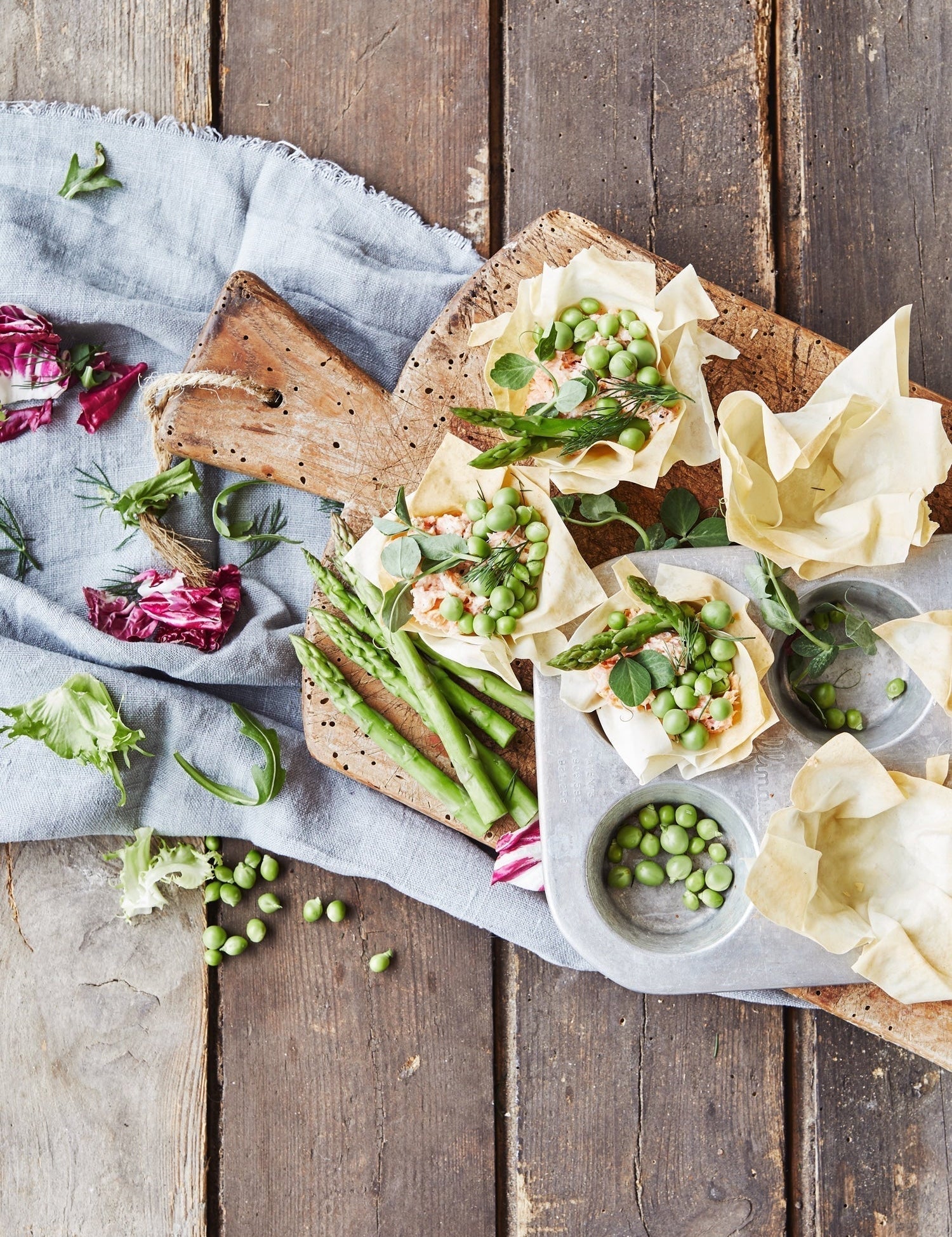 Filodejsskåle med laksemousse