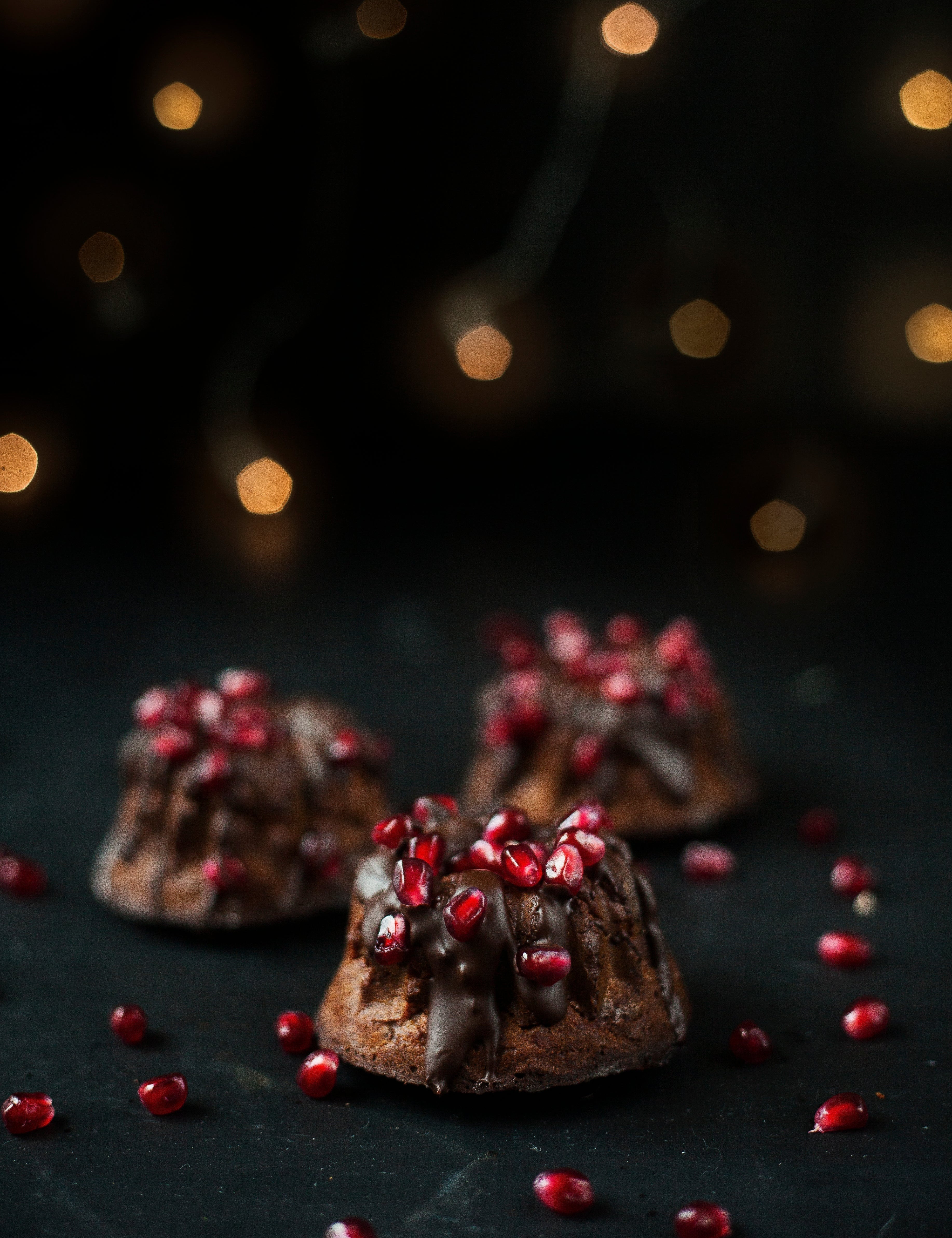 Julekager med frugt og nødder