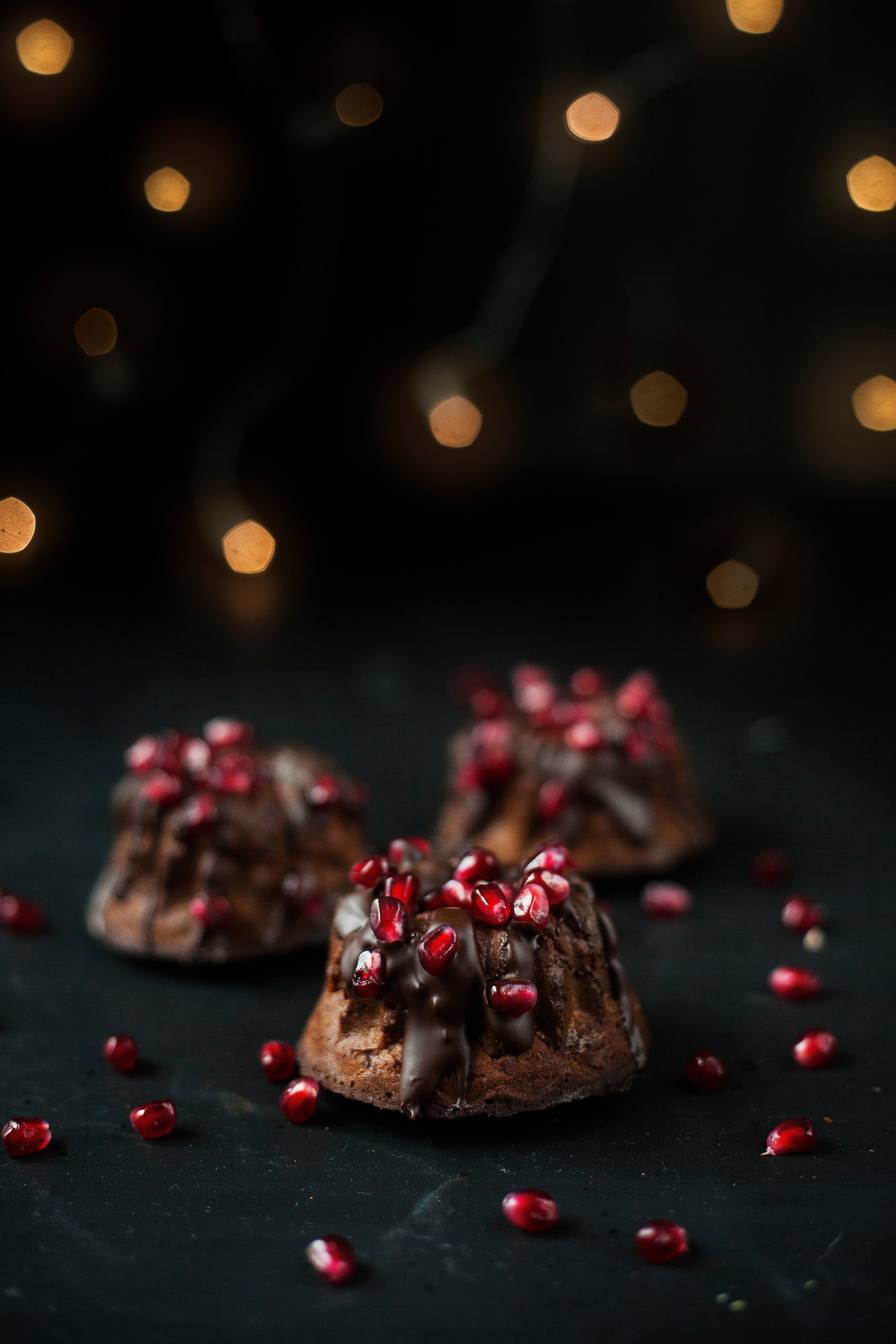 Julekager med frugt og nødder