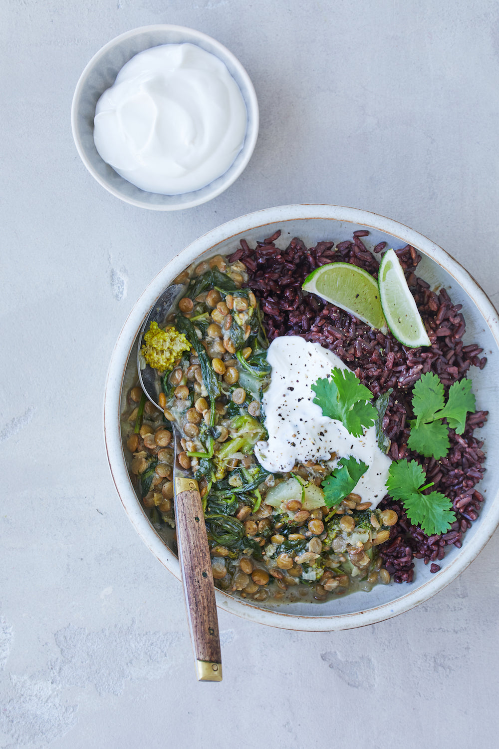 Grøntsagscurry med spinat