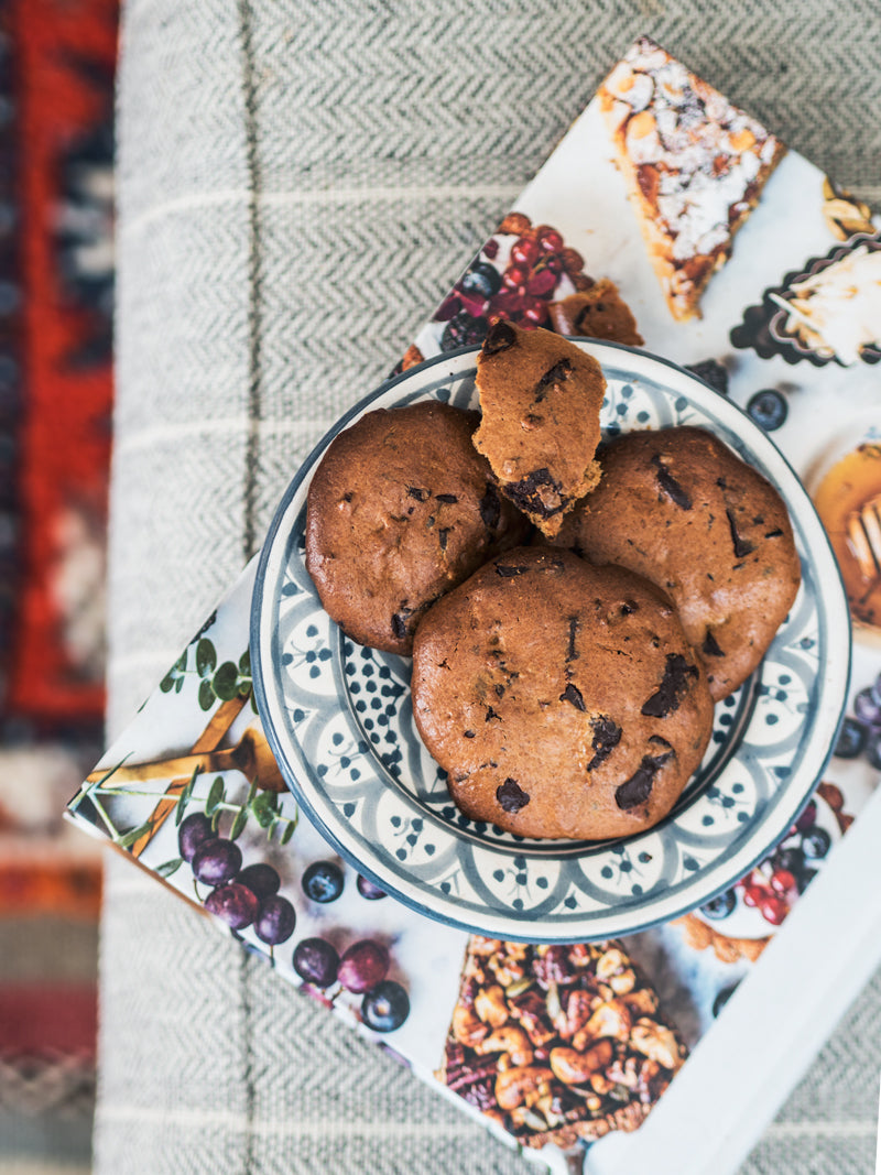 Sunde småkager med nøddesmør