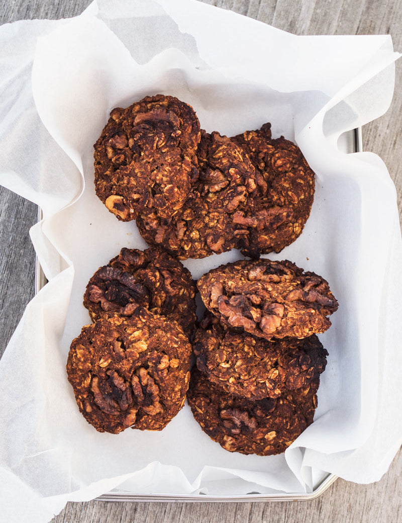 Morgenmadscookies med søde kartofler