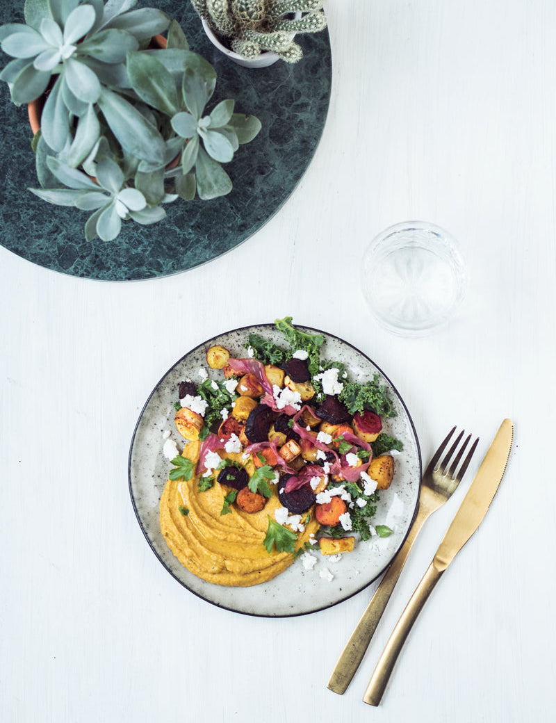 Græskarmos med tahin