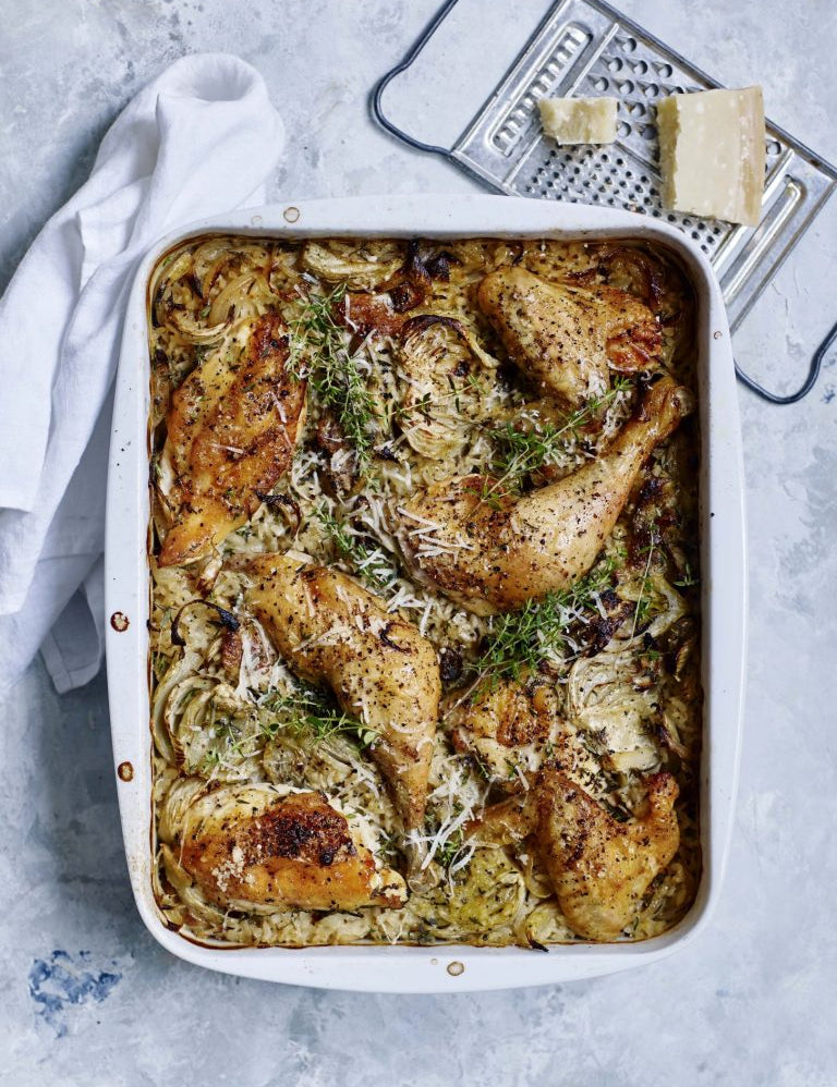 Risottofad med kylling & fennikel