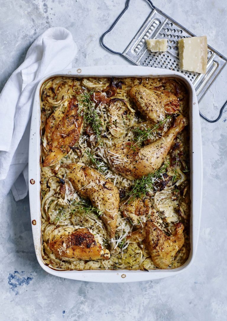 Risottofad med kylling & fennikel