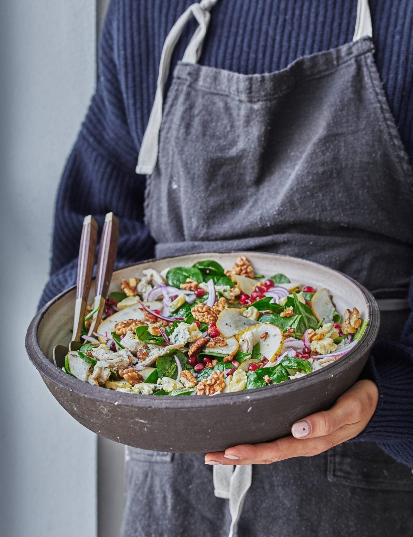 Rugkernesalat med kylling