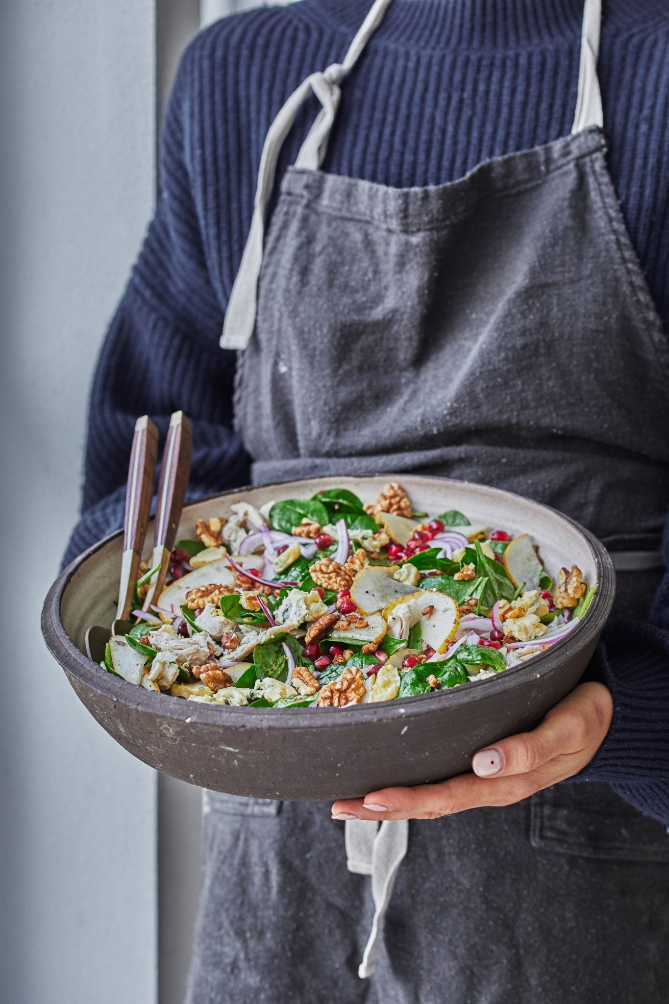 Rugkernesalat med kylling