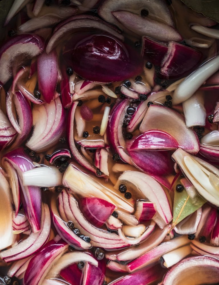 Syltede rødløg