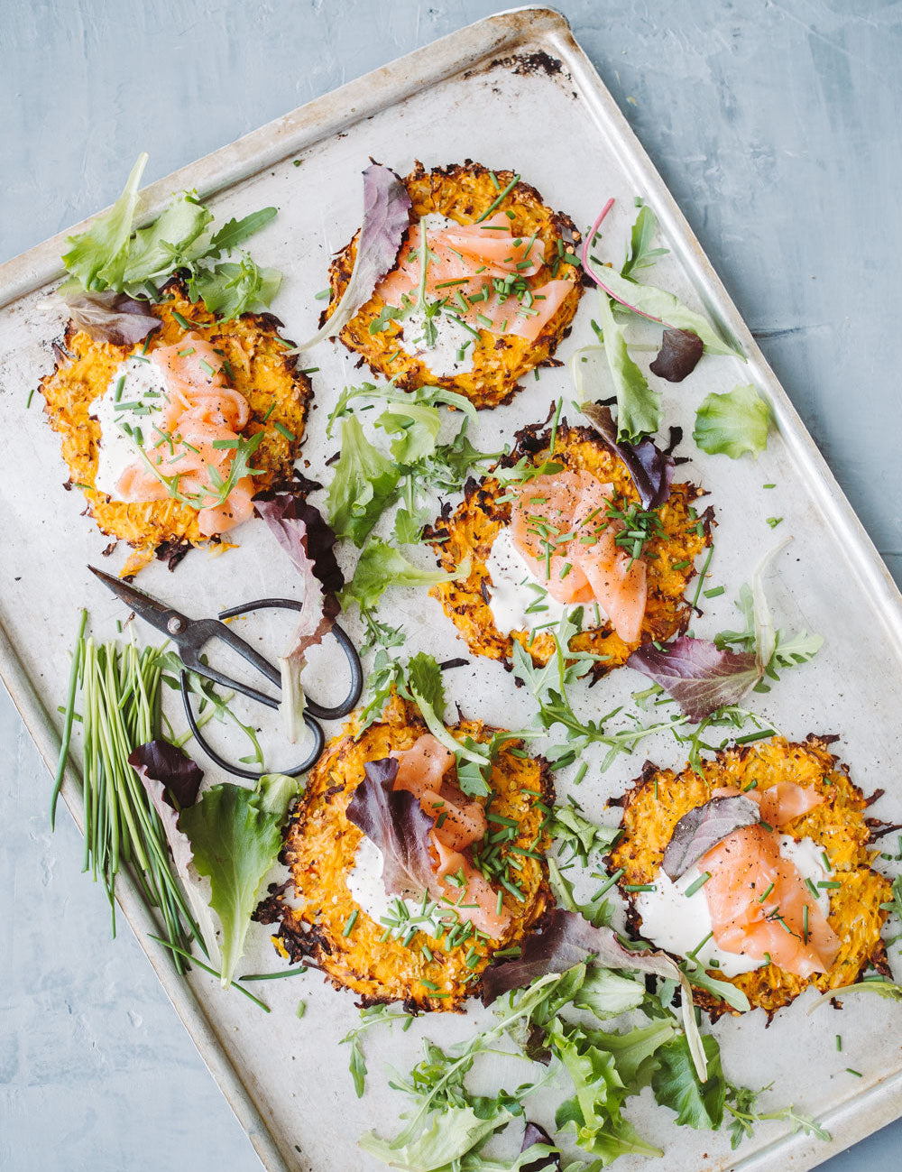 Græskar rösti med laks