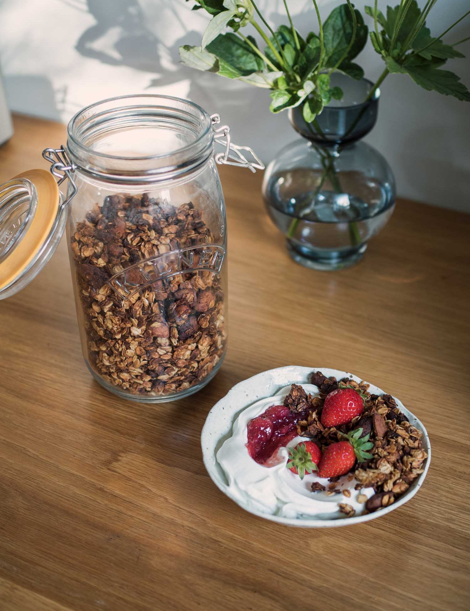 Sprød granola i airfryer