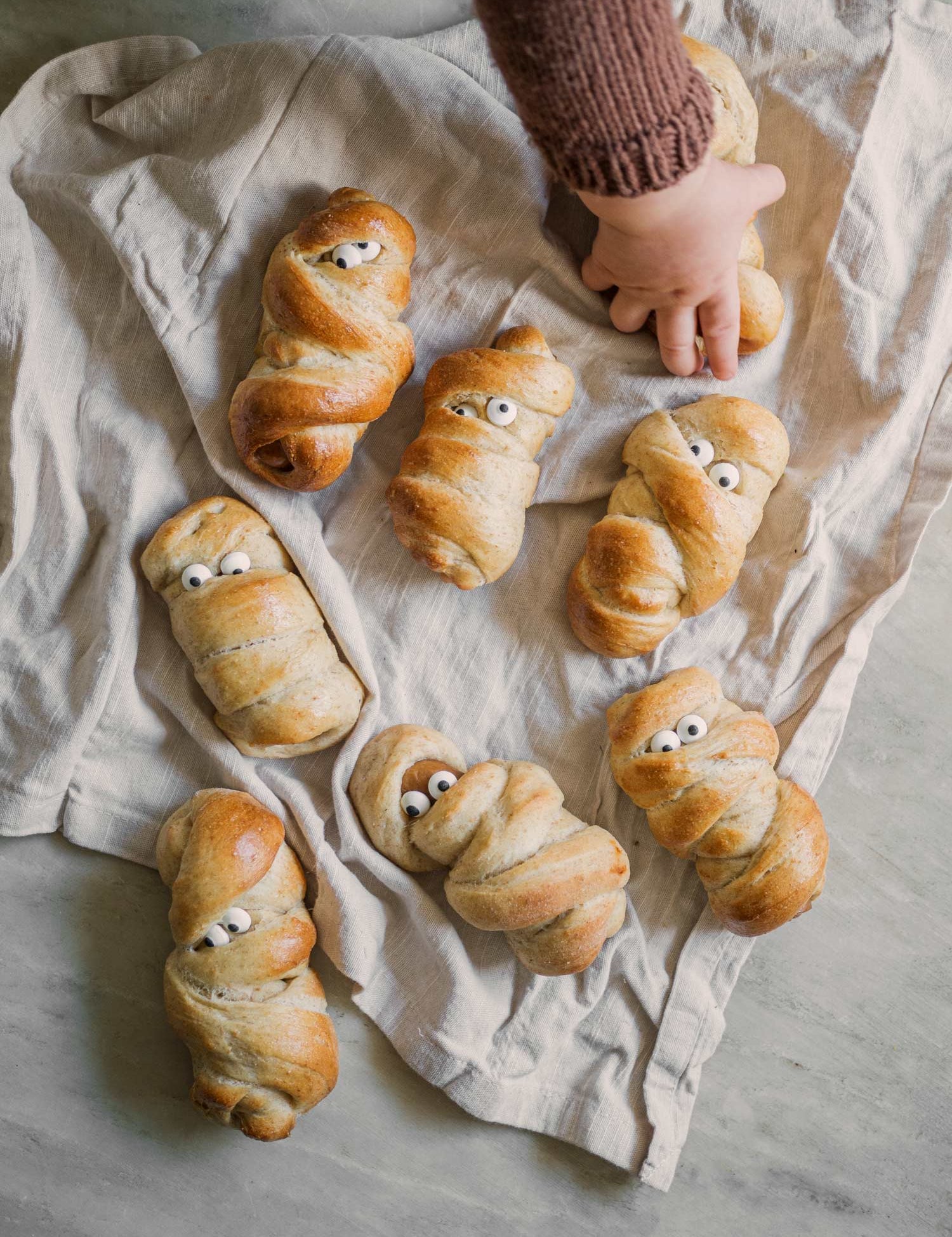 Mumie pølsehorn