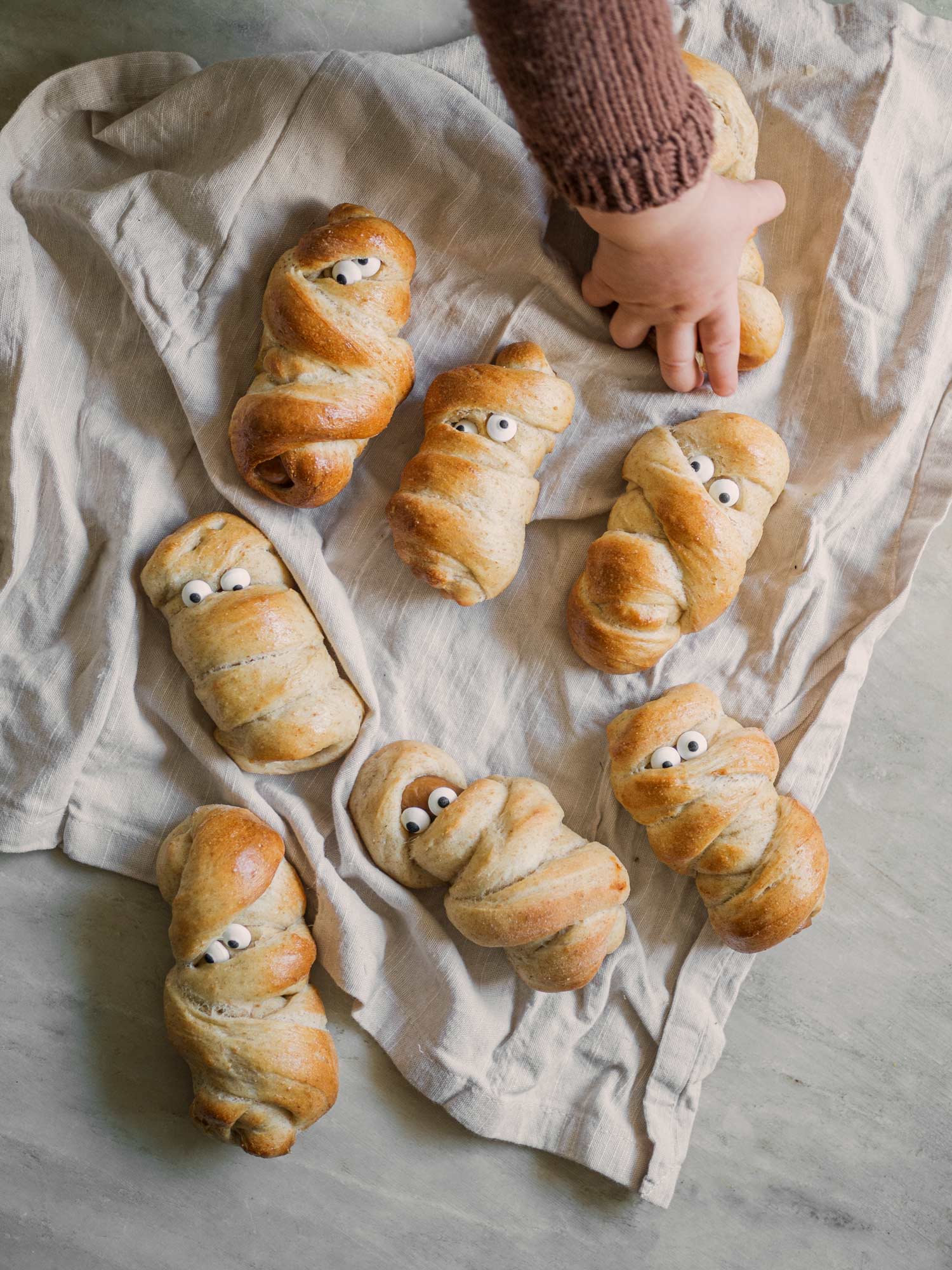 Mumie pølsehorn