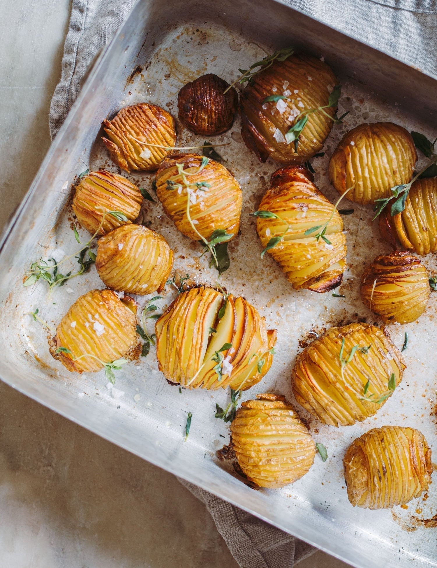 Hasselback kartofler