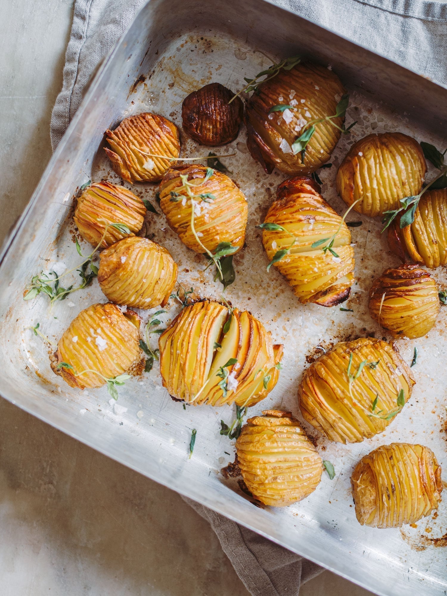 Hasselback kartofler