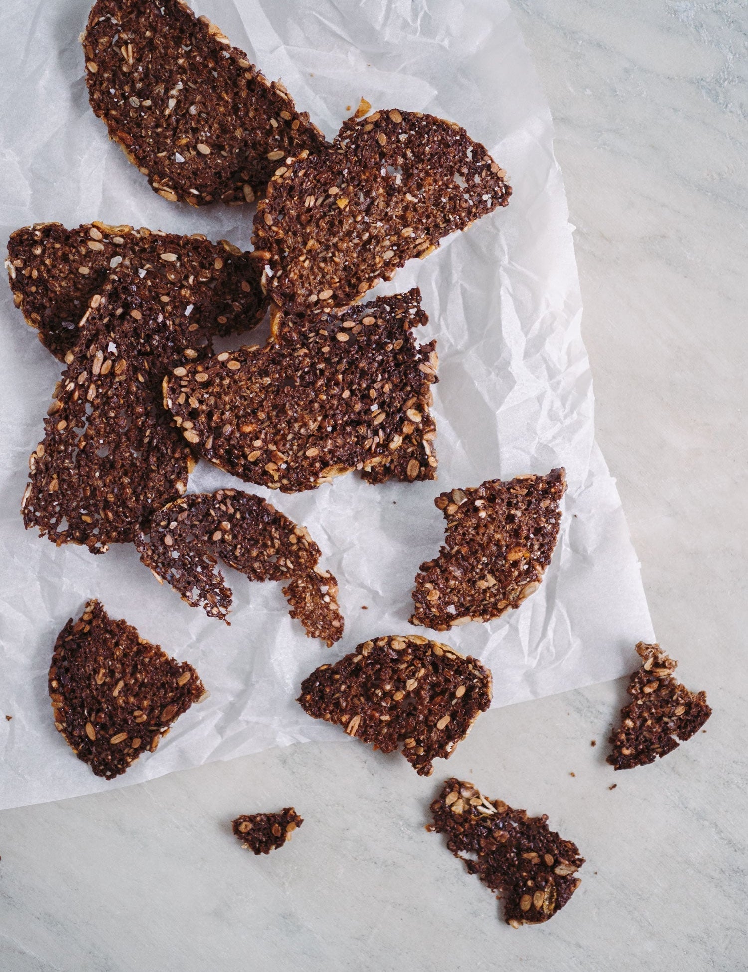 Rugbrødschips
