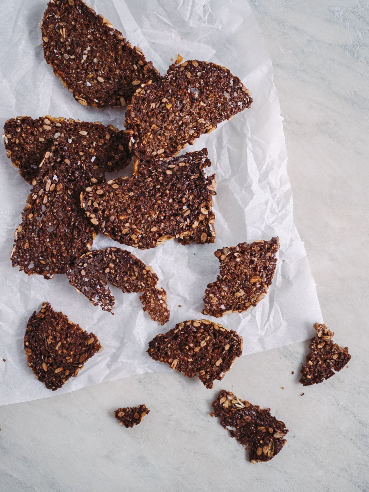 Rugbrødschips