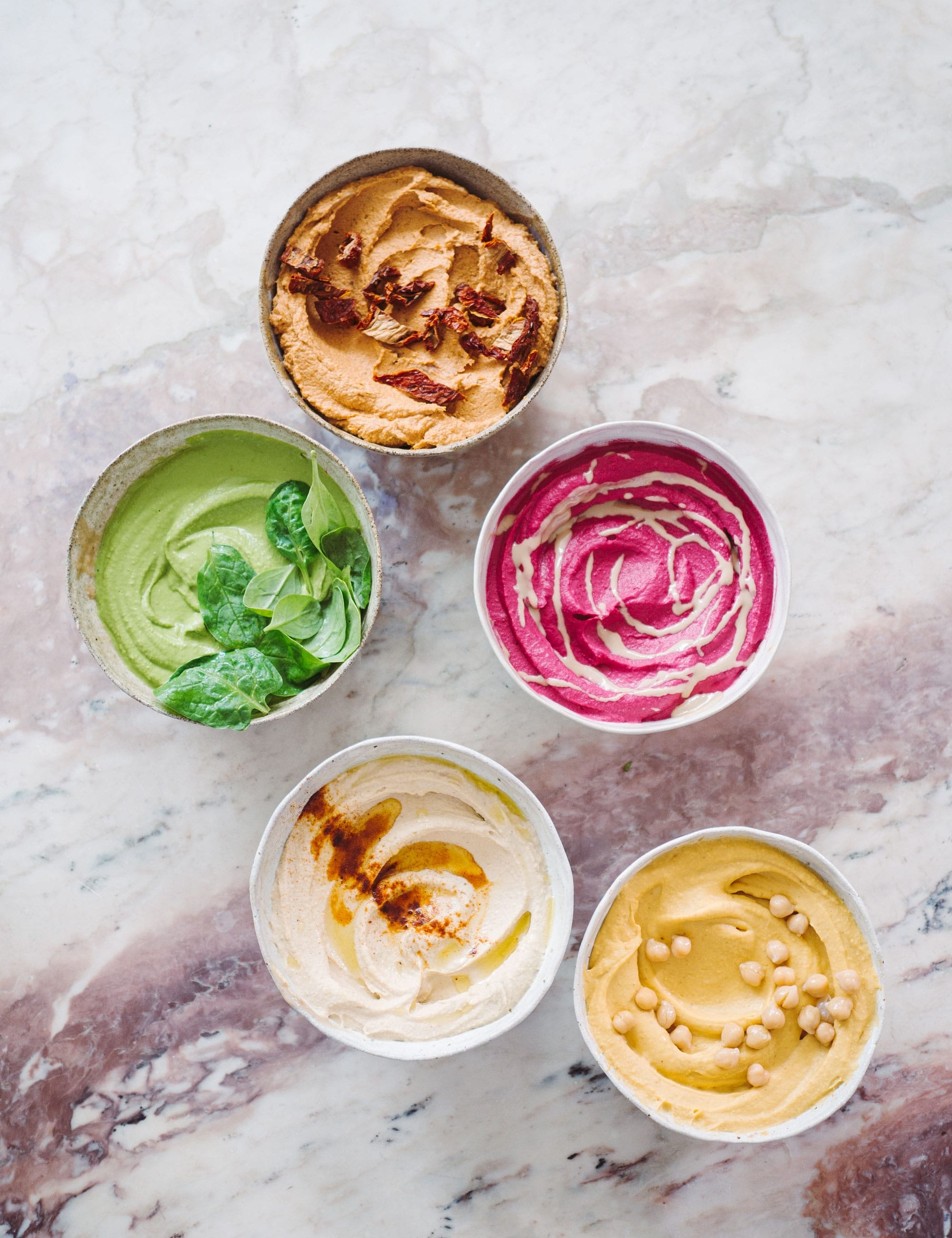 Hummus med grøntsager