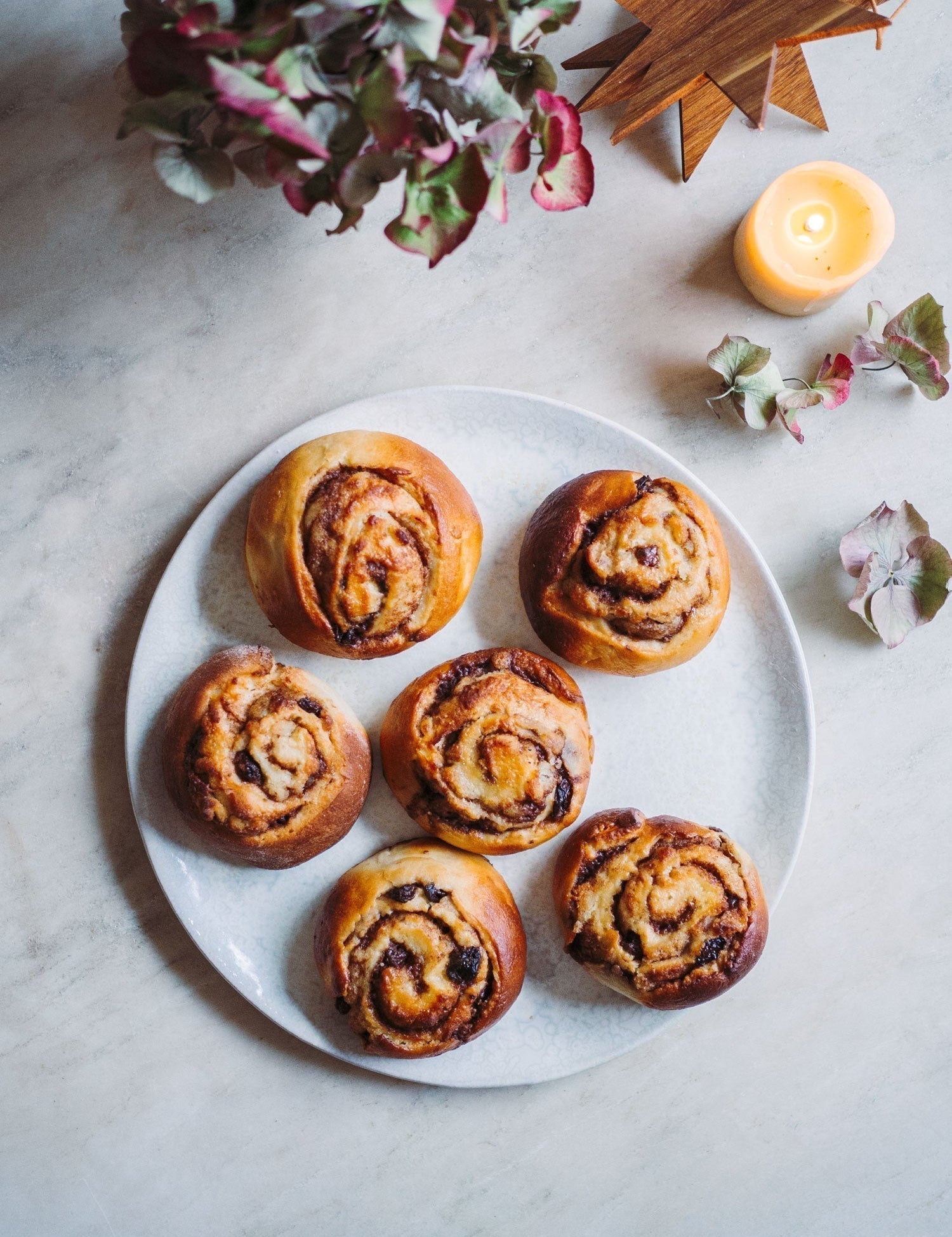 Julesnegle med marcipan