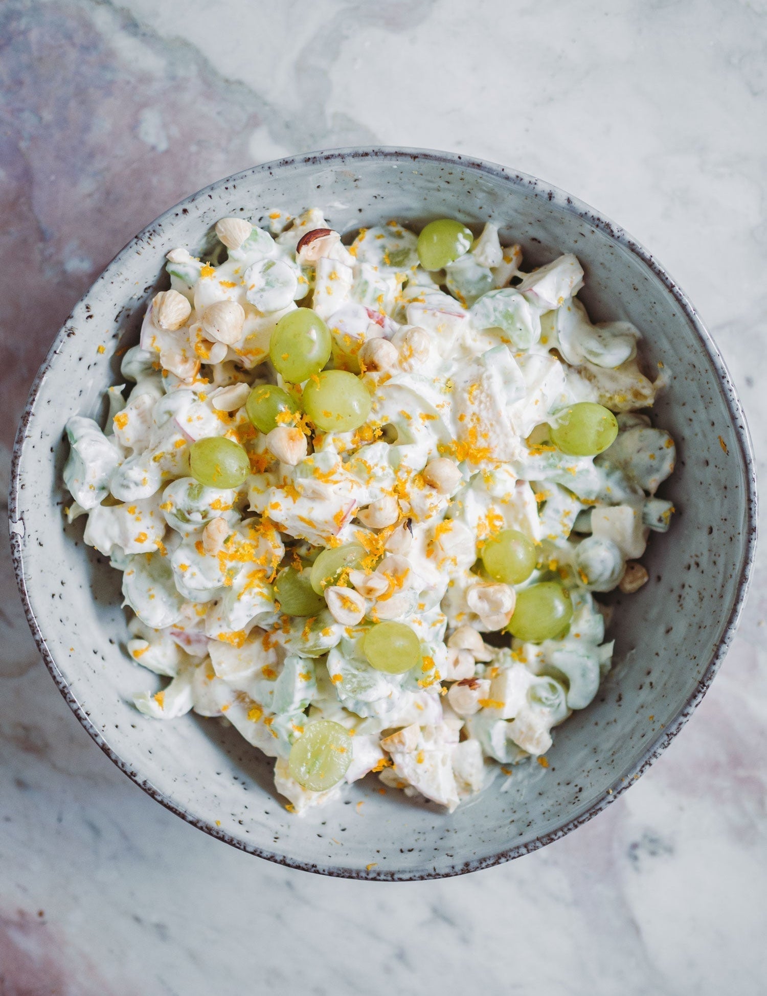 Waldorfsalat med appelsin