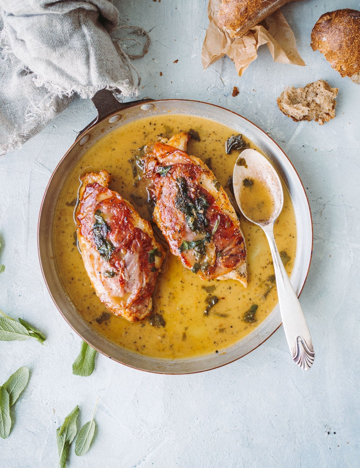 Kylling saltimbocca