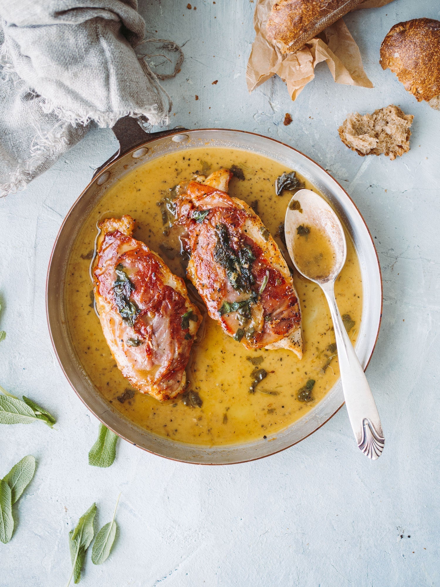 Kylling saltimbocca
