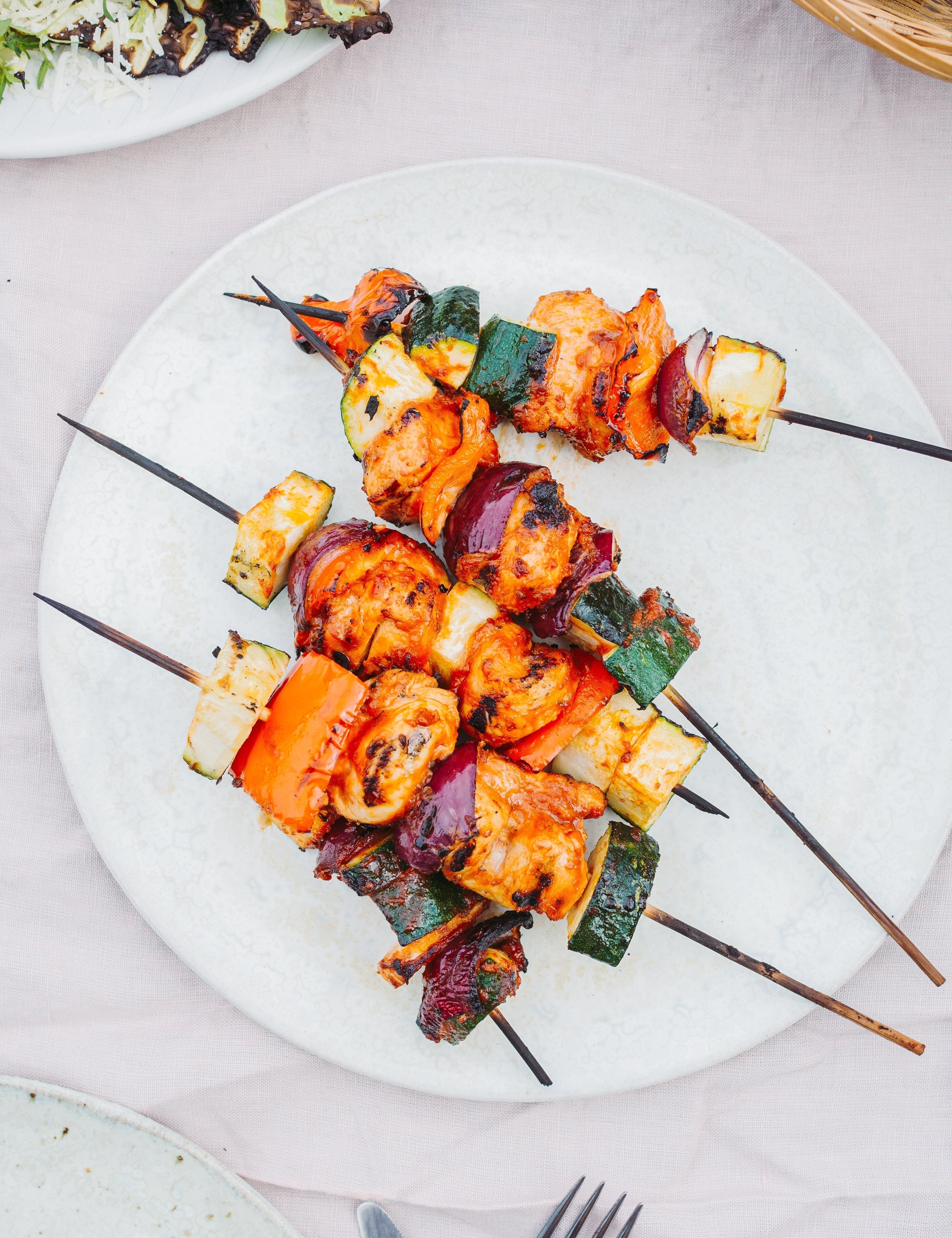 Kyllingespyd med barbeque-marinade