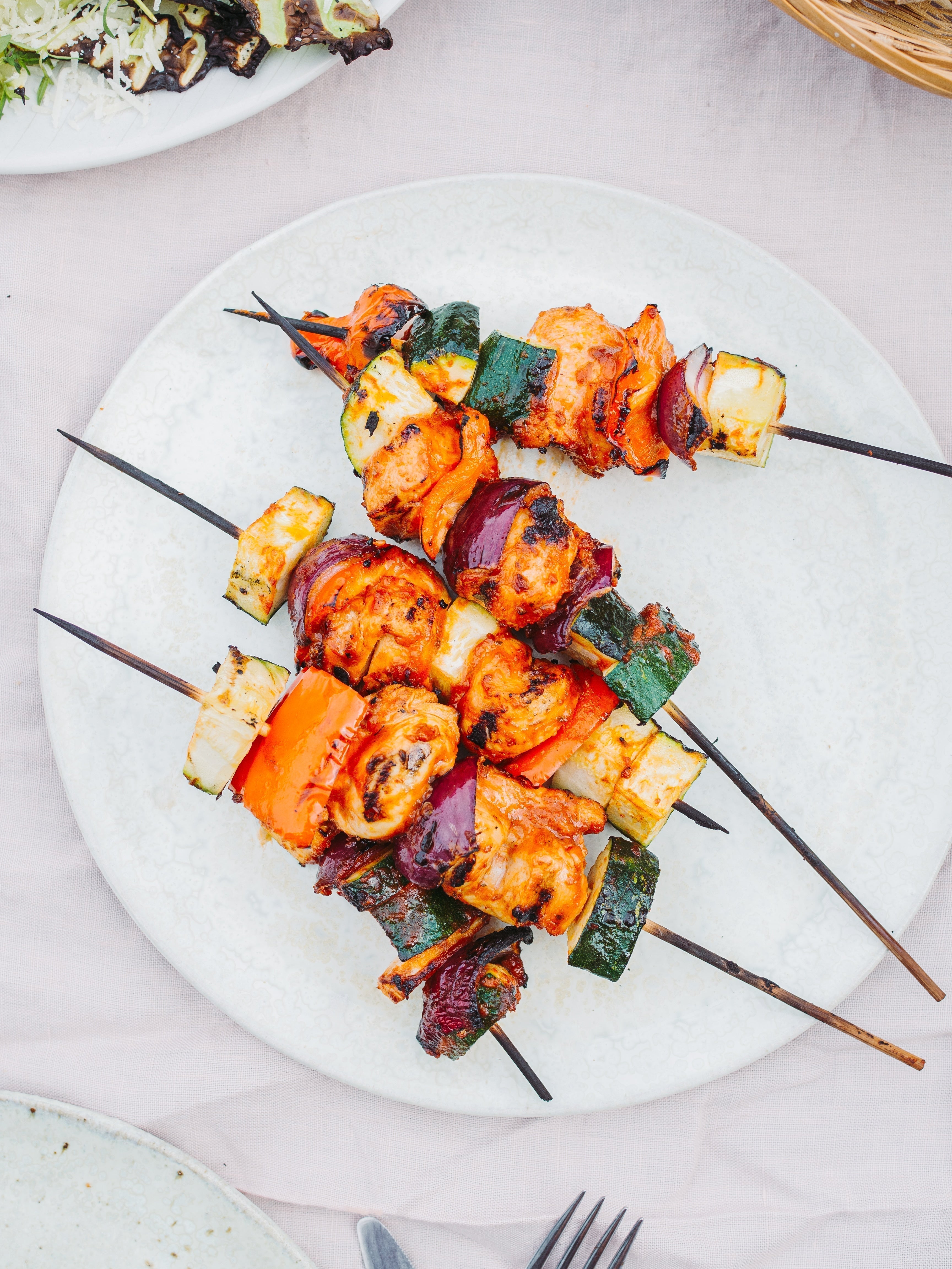 Kyllingespyd med barbeque-marinade