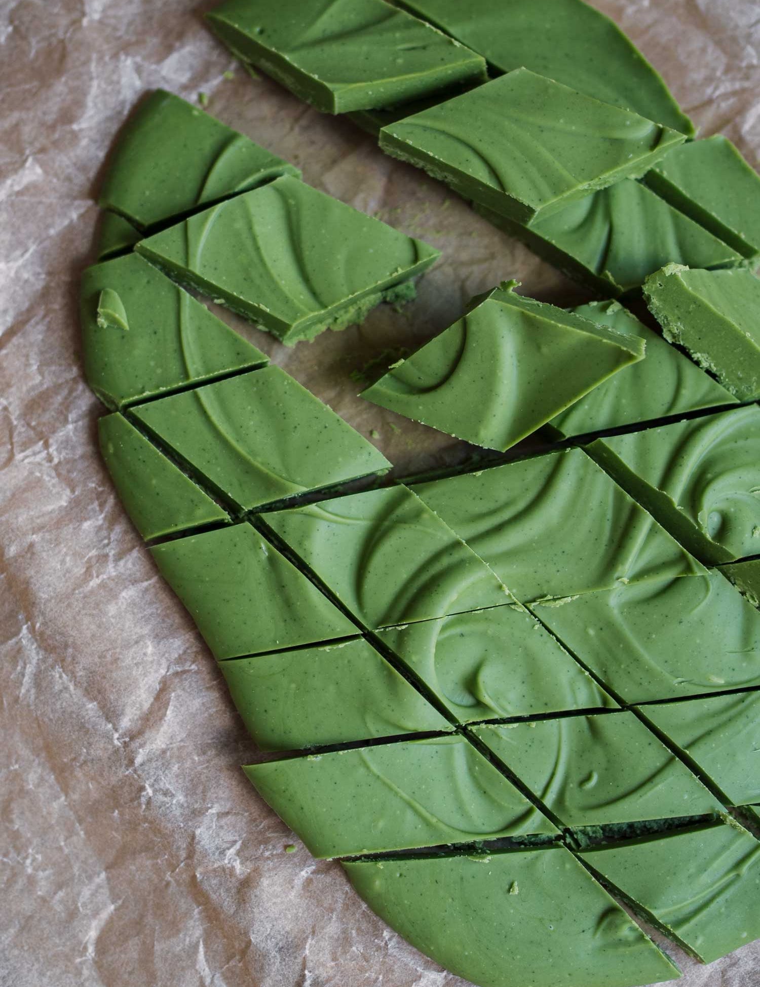Matcha chokolade