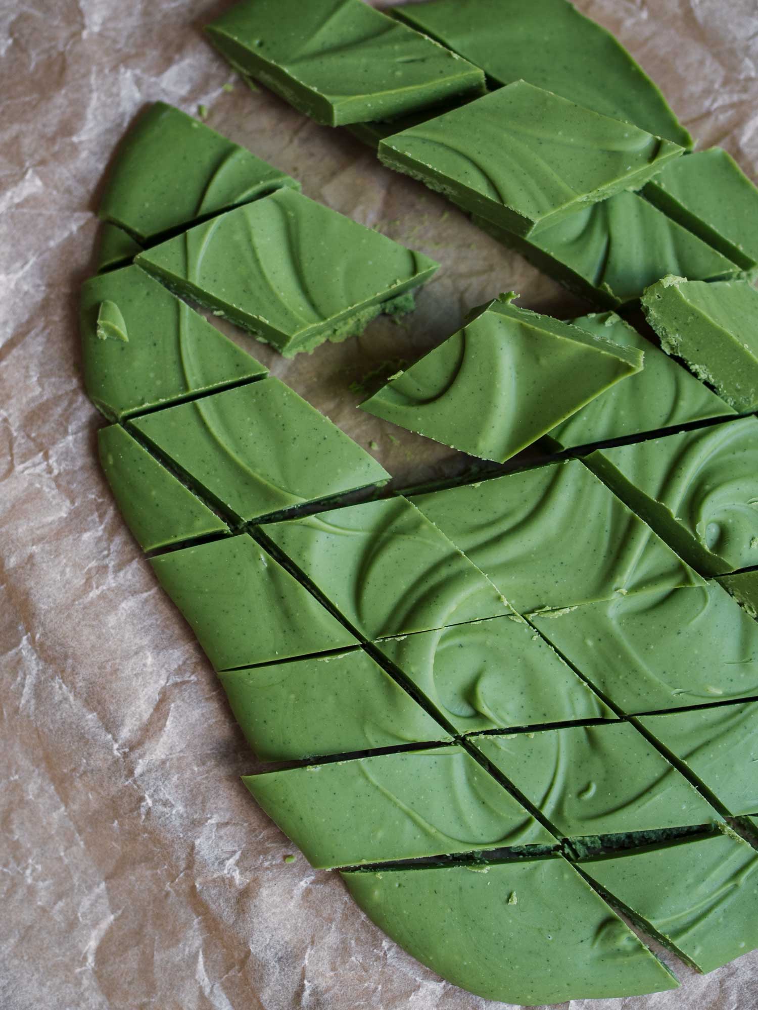 Matcha chokolade