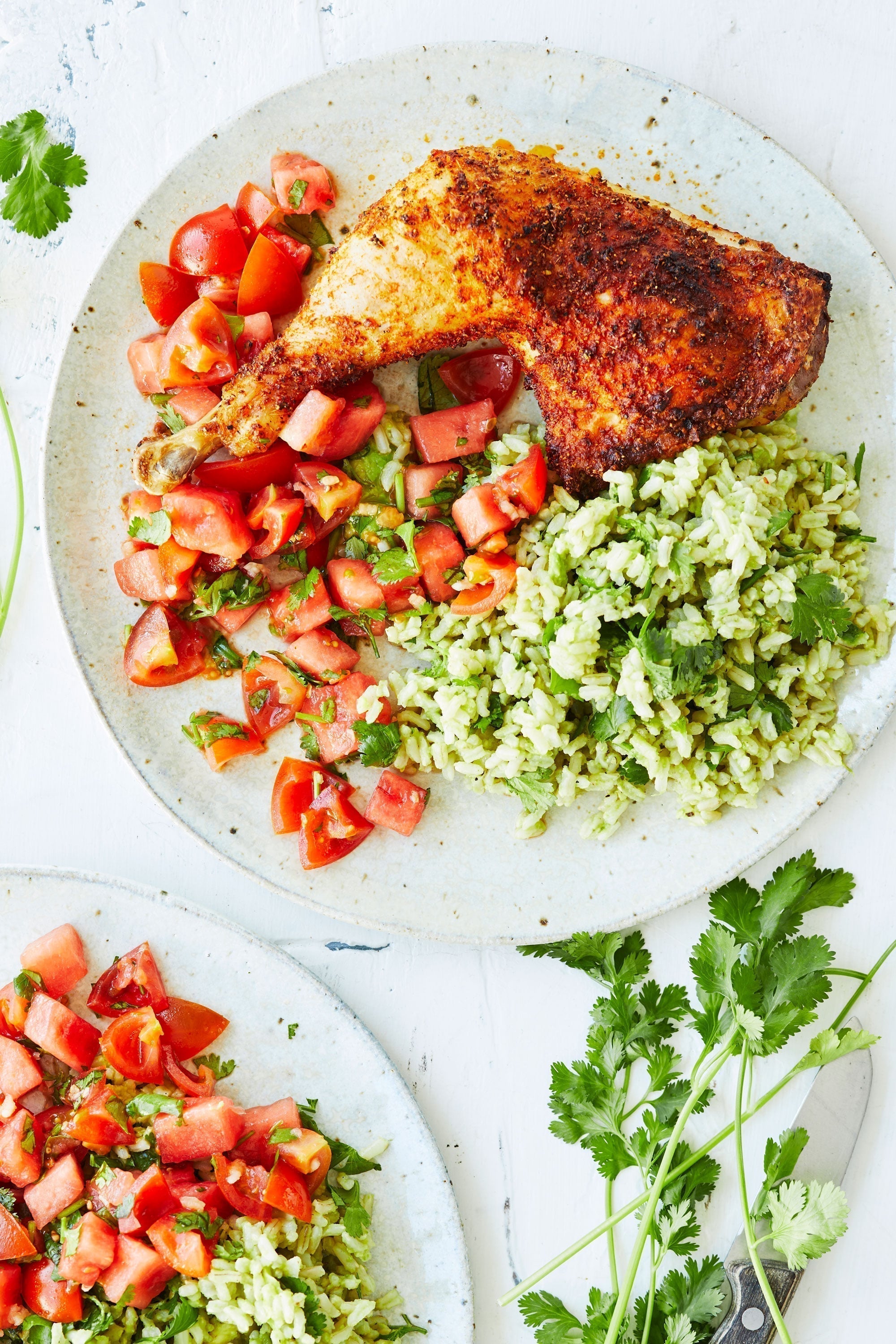 Mexicansk kylling med vandmelonsalsa