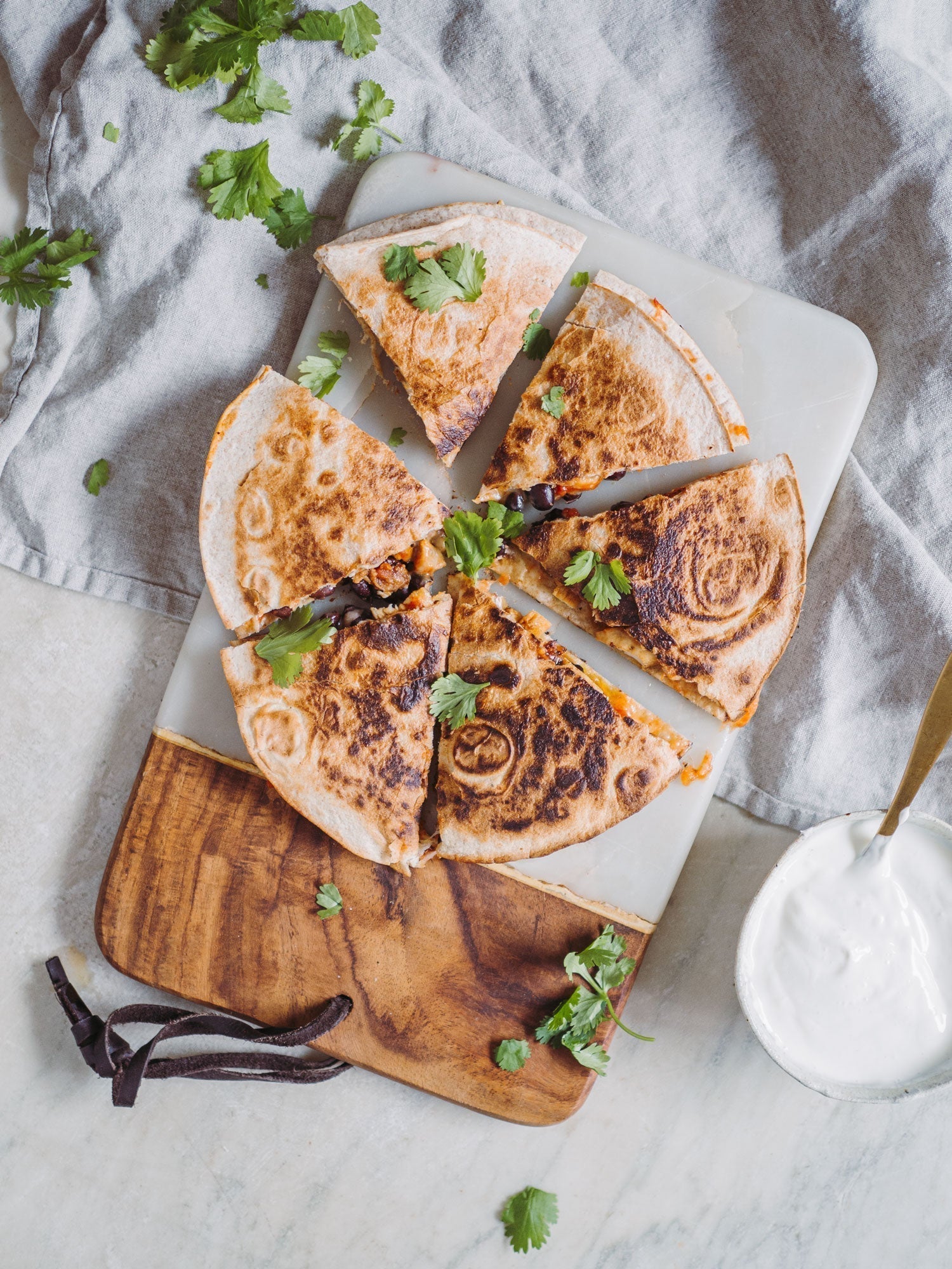 Quesadillas med kylling