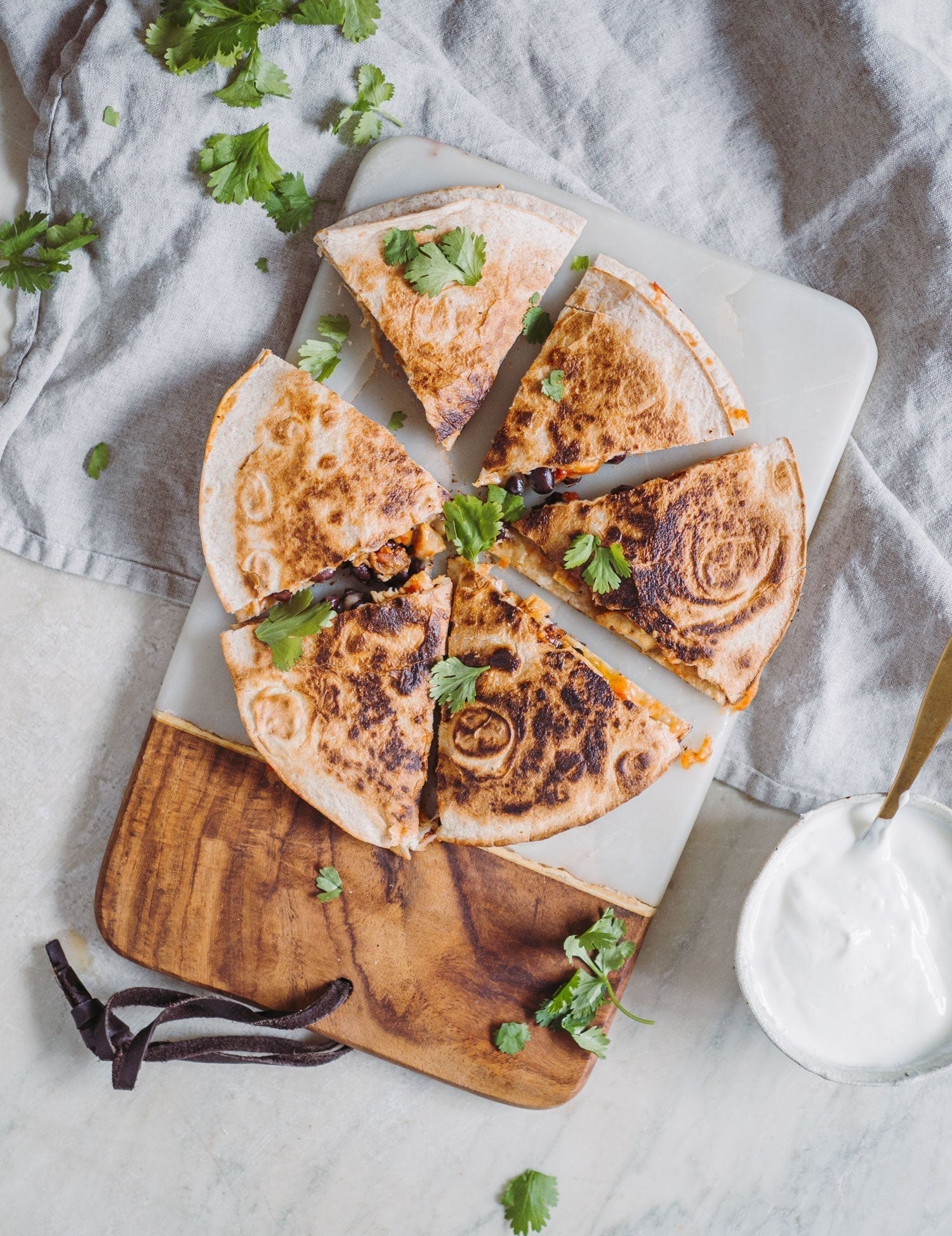 Quesadillas med kylling