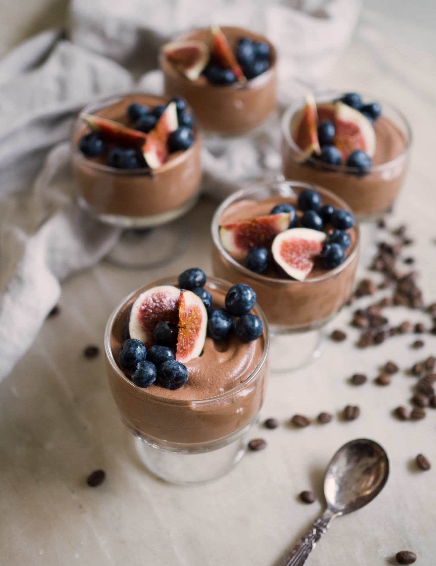 Chokolademousse med kaffe