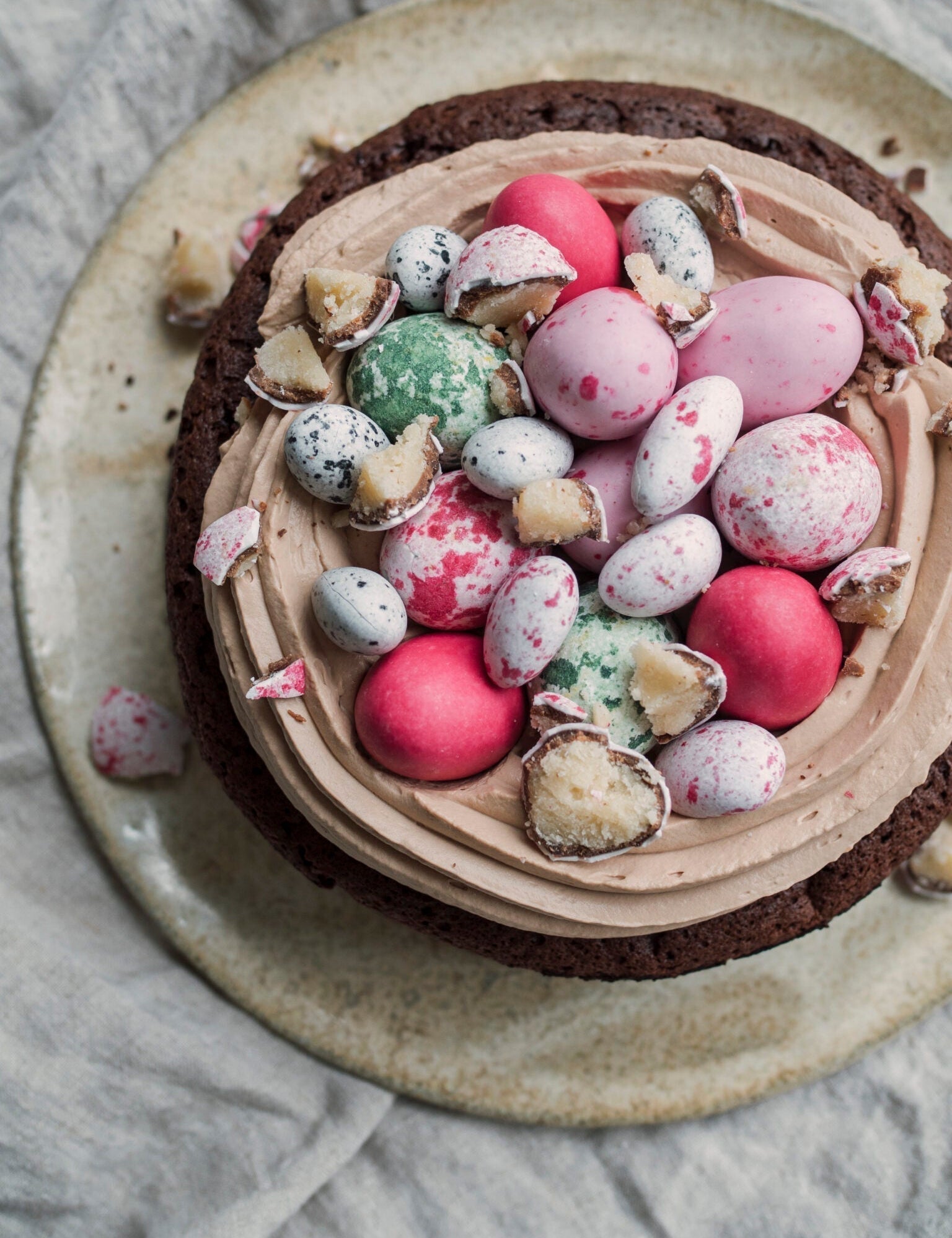 Påske chokoladekage