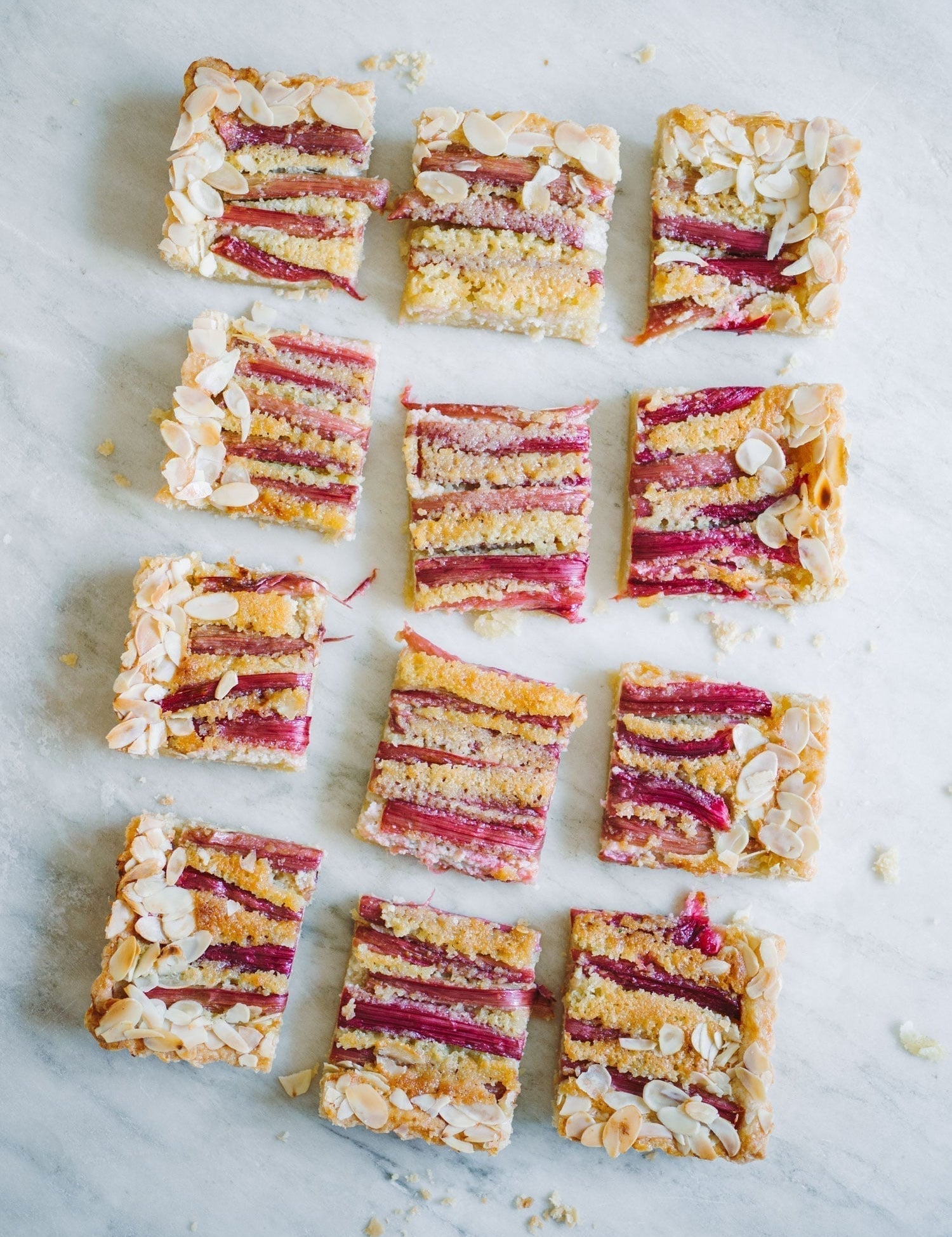 Rabarbertærte med marcipan