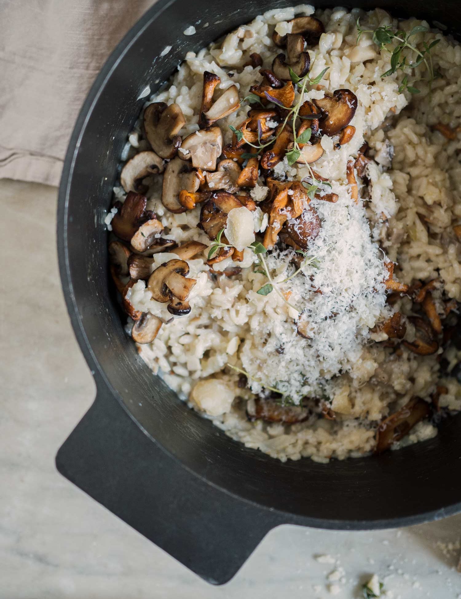Risotto med svampe