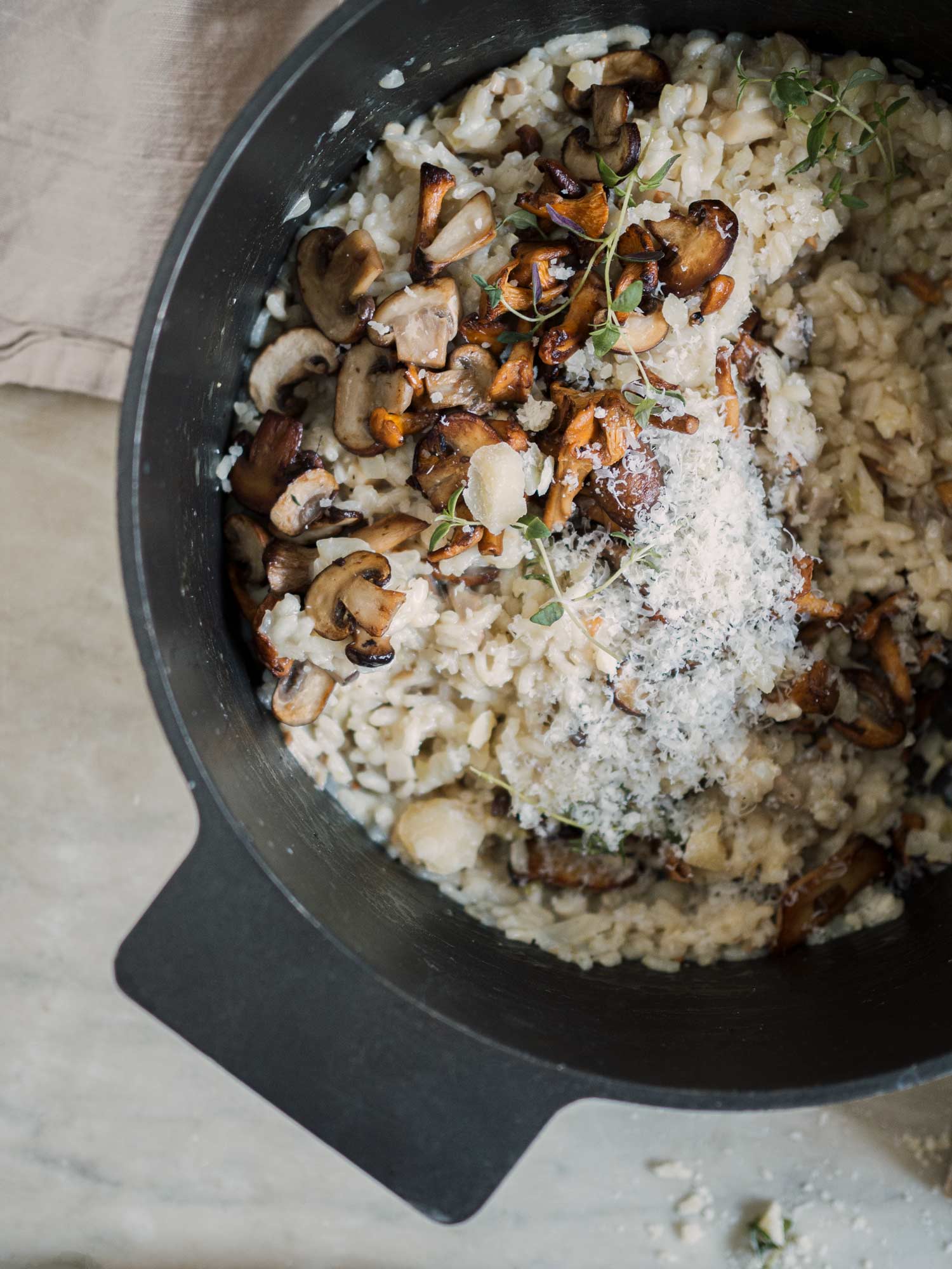 Risotto med svampe