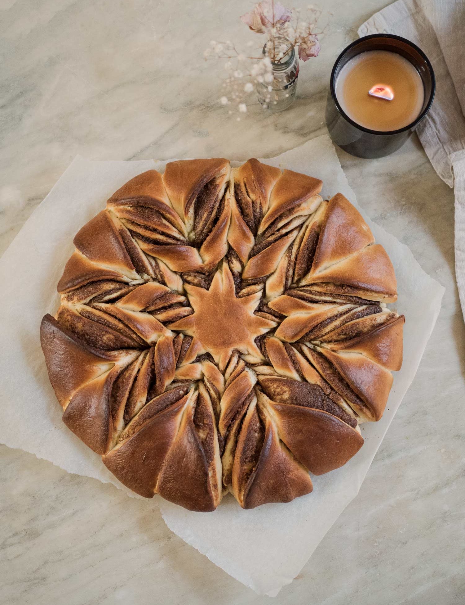 Stjernebrød med kanelremonce