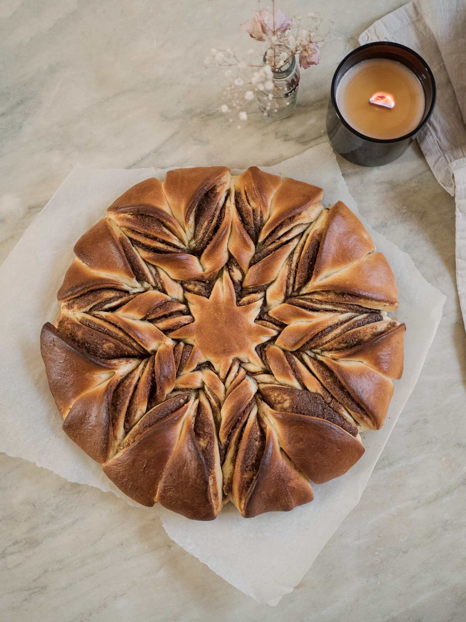 Stjernebrød med kanelremonce